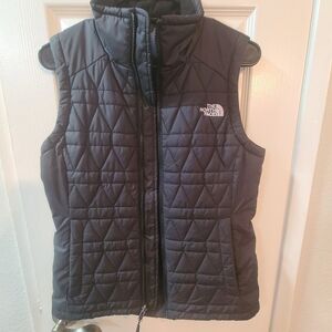 The North Face Black Quilted Vest